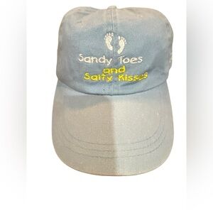 Unisex Sandy Toes and Salty Kisses Adult Cap One size fits all